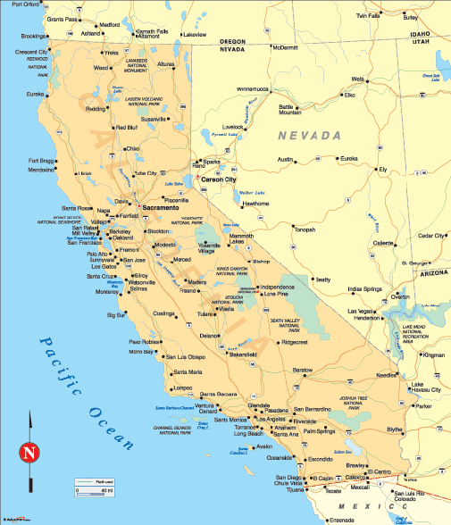 California State Map