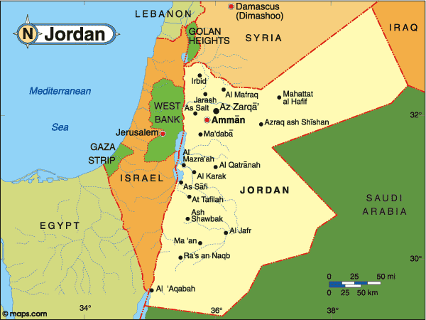 Map of Bahrain