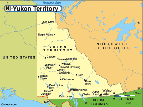 Yukon Territory Map